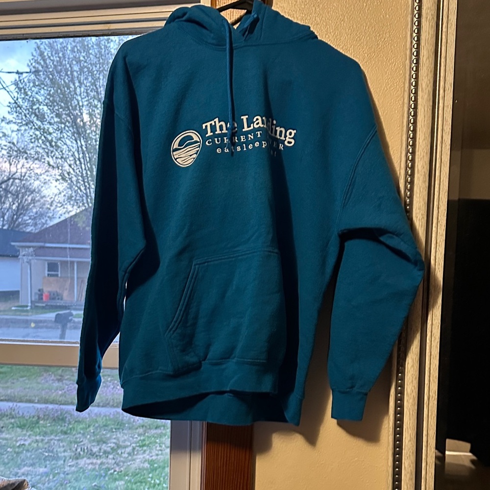 Unbranded Teal Crewneck Sweatshirt - Men's Pullover Hoodie